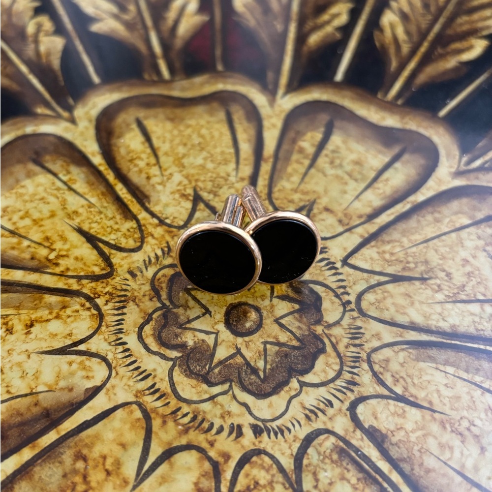 Cufflinks (Black/Gold)